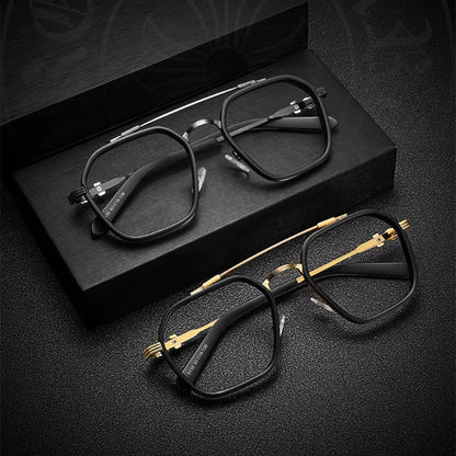 High Quality Brand Design Pure Titanium Men anti Blue Light Radiation Glasses Computer Gaming Eyewear Women Blocking Ray Goggles